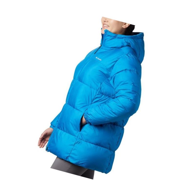 Dámské Bundy Columbia Puffect Mid Hooded Blankyt | SRHK-76320