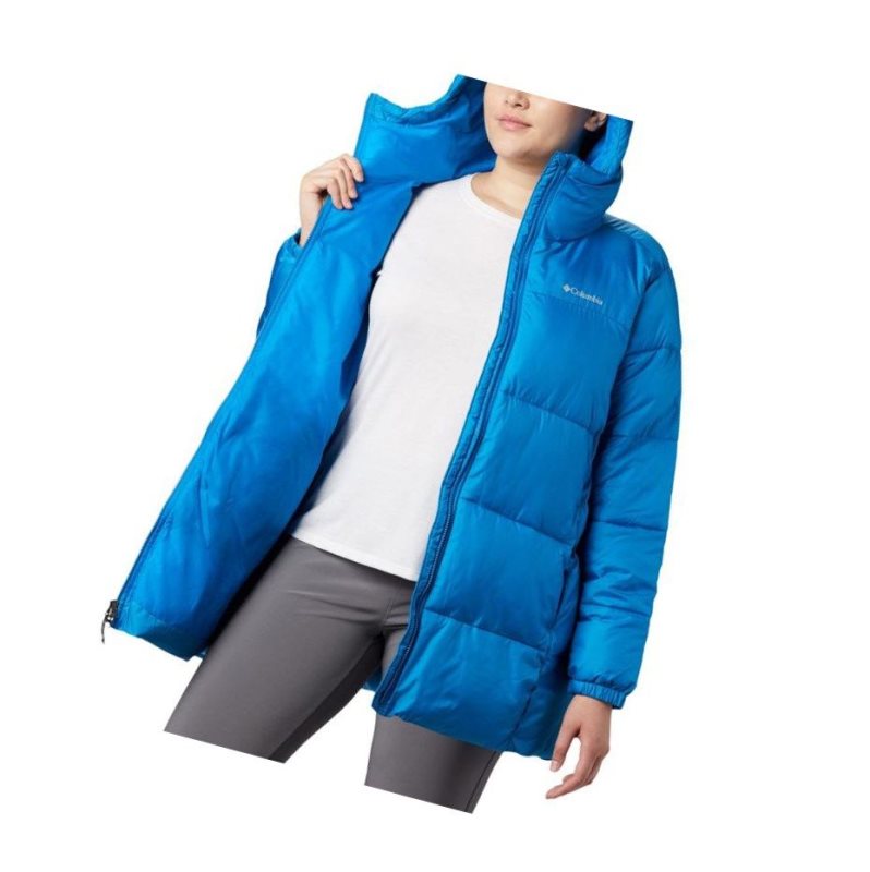 Dámské Bundy Columbia Puffect Mid Hooded Blankyt | SRHK-76320