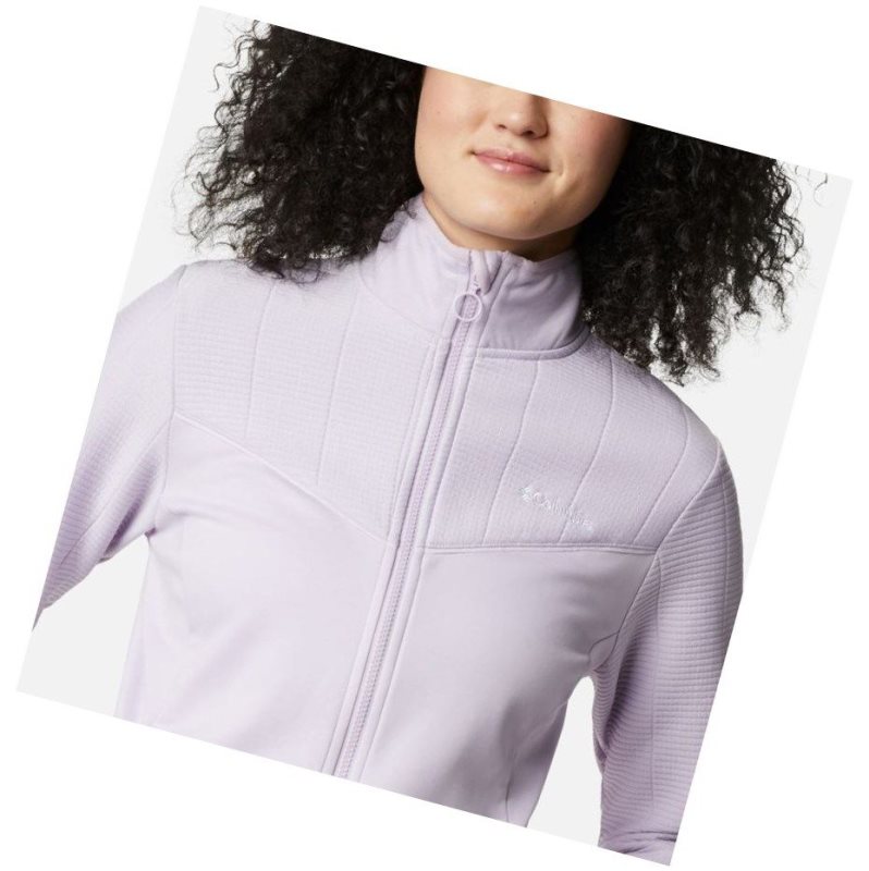 Dámské Bundy Columbia Roffe Ridge II Full Zip Fleece Fialové | NCUF-95803