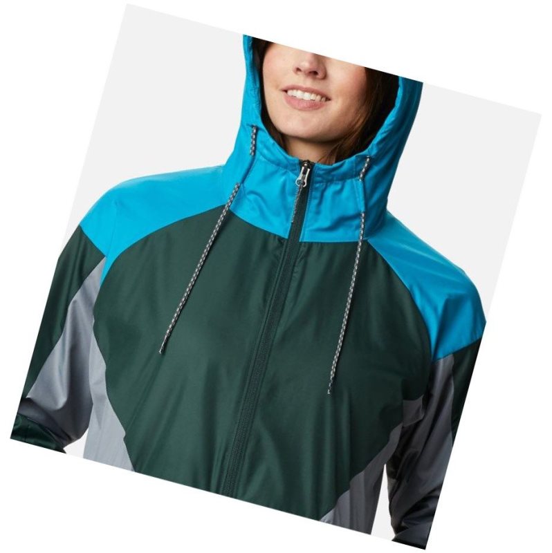 Dámské Bundy Columbia Side Hill Lined Windbreaker Blankyt Šedé | VEHN-63082