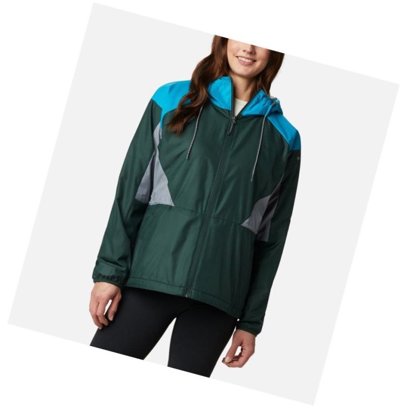 Dámské Bundy Columbia Side Hill Lined Windbreaker Blankyt Šedé | VEHN-63082