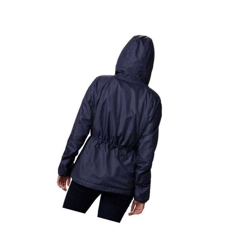 Dámské Bundy Columbia Side Hill Lined Windbreaker Tmavě Blankyt | JVRU-34590