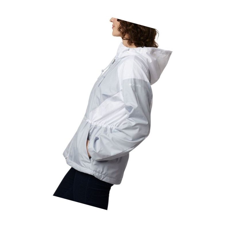 Dámské Bundy Columbia Side Hill Lined Windbreaker Šedé Bílé | JBKC-26501