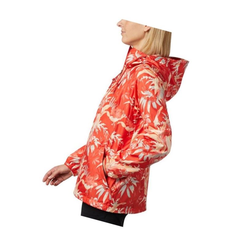 Dámské Bundy Columbia Side Hill Printed Windbreaker Oranžové | RPKI-26541