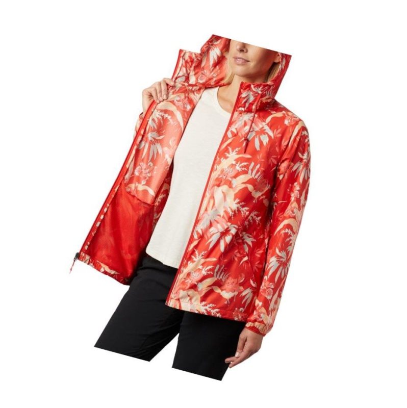 Dámské Bundy Columbia Side Hill Printed Windbreaker Oranžové | RPKI-26541