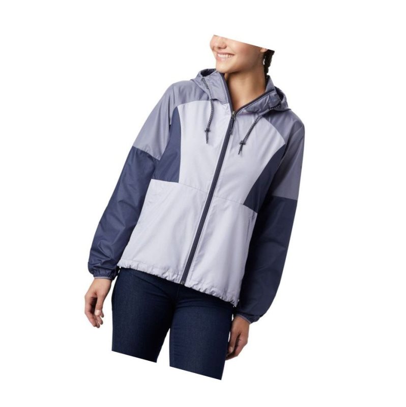 Dámské Bundy Columbia Side Hill Windbreaker Tmavě Blankyt | WBVN-09576