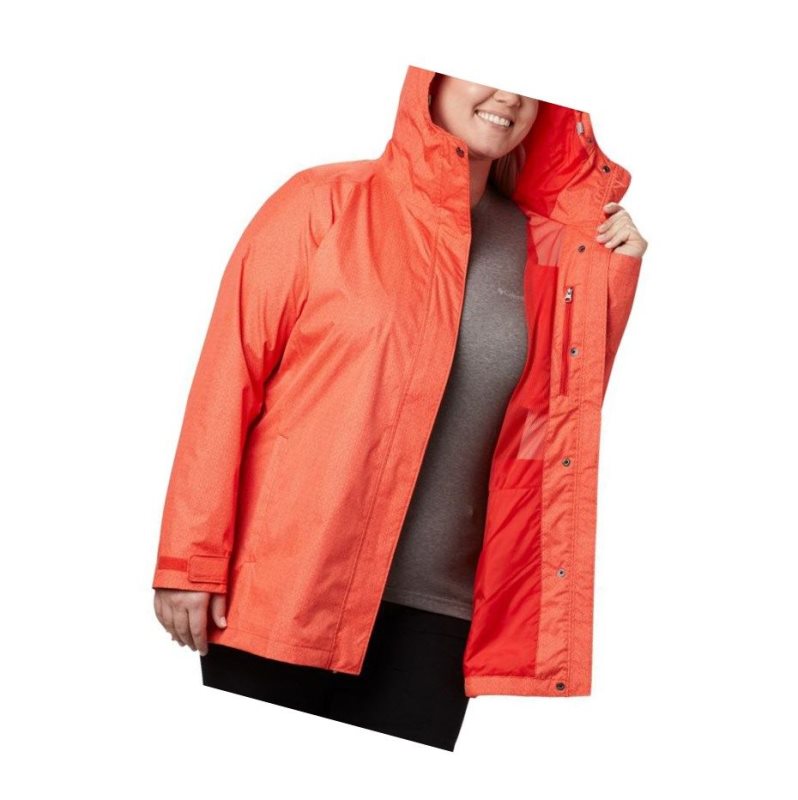 Dámské Bundy Columbia Splash A Little II Plus Size Oranžové | VNAM-63219