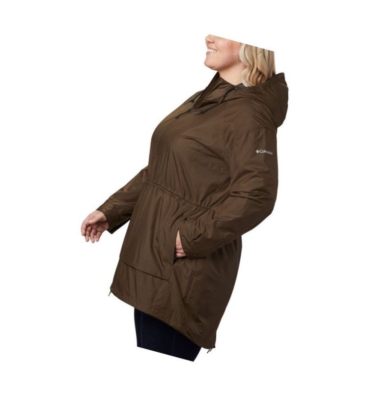 Dámské Bundy Columbia Sweet Maple Plus Size Olivy Zelené | GAFM-39208