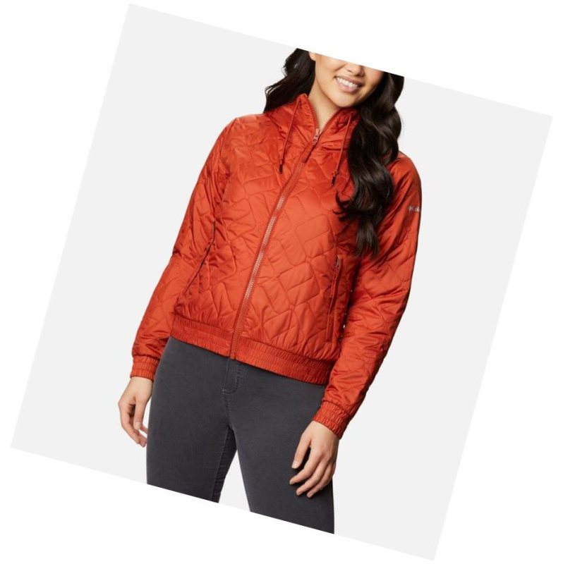 Dámské Bundy Columbia Sweet View Insulated Bomber Vínové | ALYQ-15782