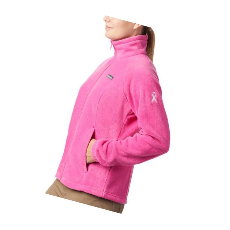 Dámské Bundy Columbia Tested Tough In Pink Benton Springs Full Zip Růžové | JCSP-08712