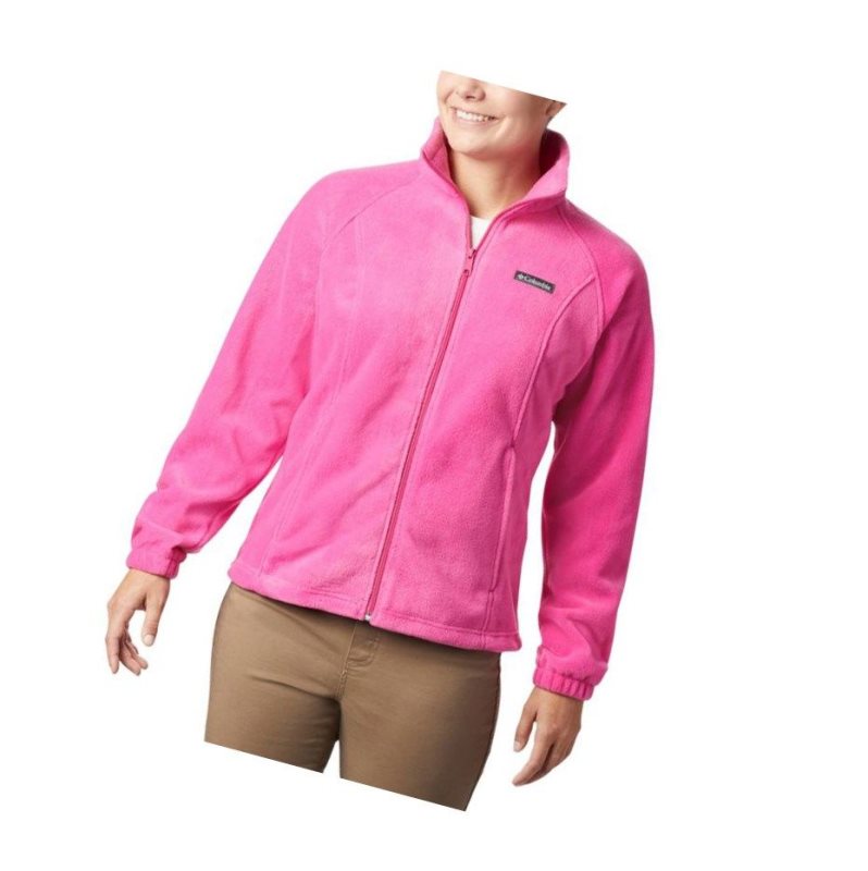 Dámské Bundy Columbia Tested Tough In Pink Benton Springs Full Zip Růžové | JCSP-08712