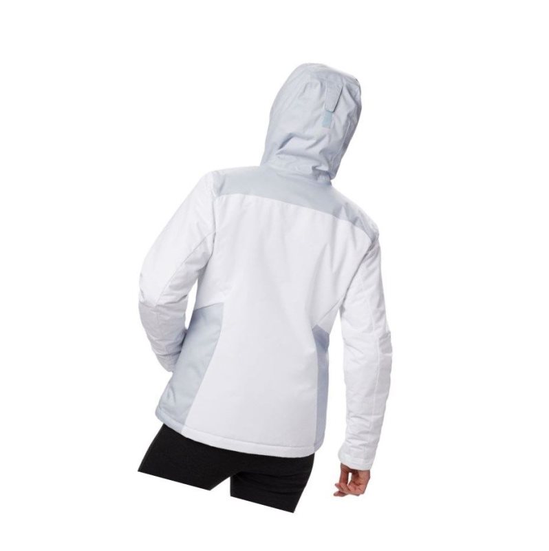 Dámské Bundy Columbia Tipton Peak Insulated Bílé Šedé | HAGF-46235