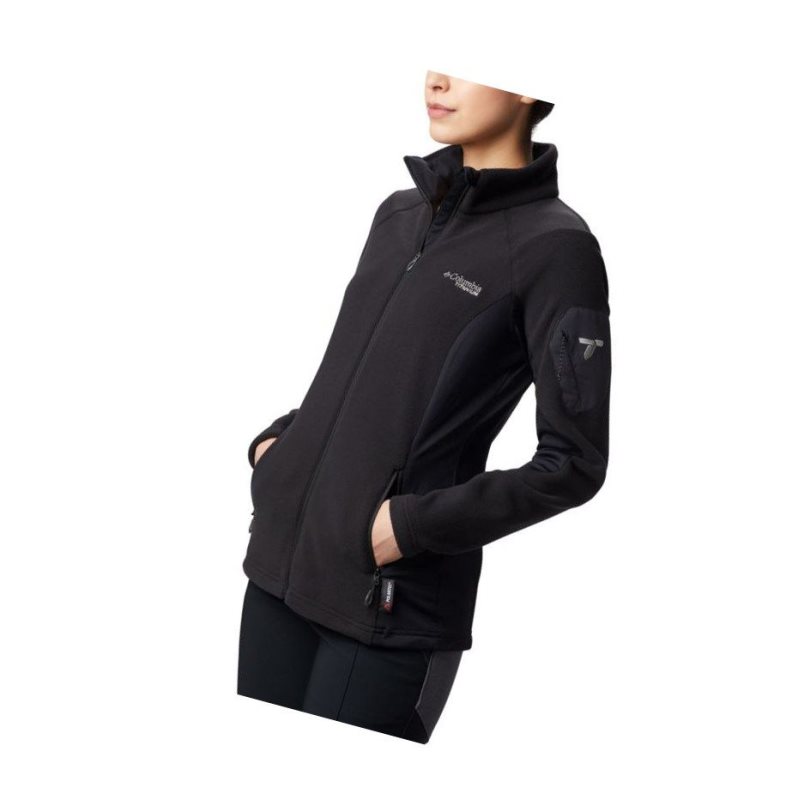 Dámské Bundy Columbia Titan Pass II 2.0 Fleece Plus Size Černé | METC-98071