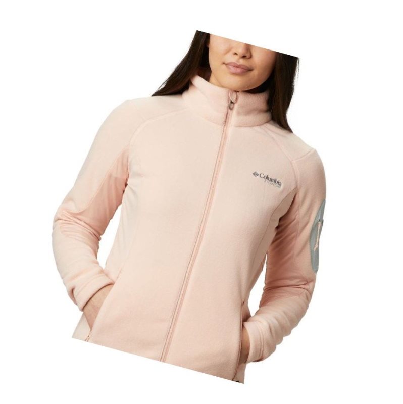 Dámské Bundy Columbia Titan Pass II 2.0 Fleece Růžové | CDGX-62039