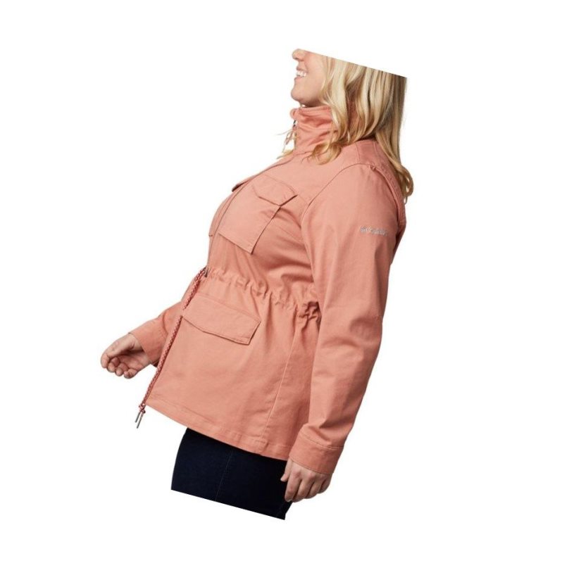 Dámské Bundy Columbia Tummil Pines Plus Size Oranžové | NISZ-18532