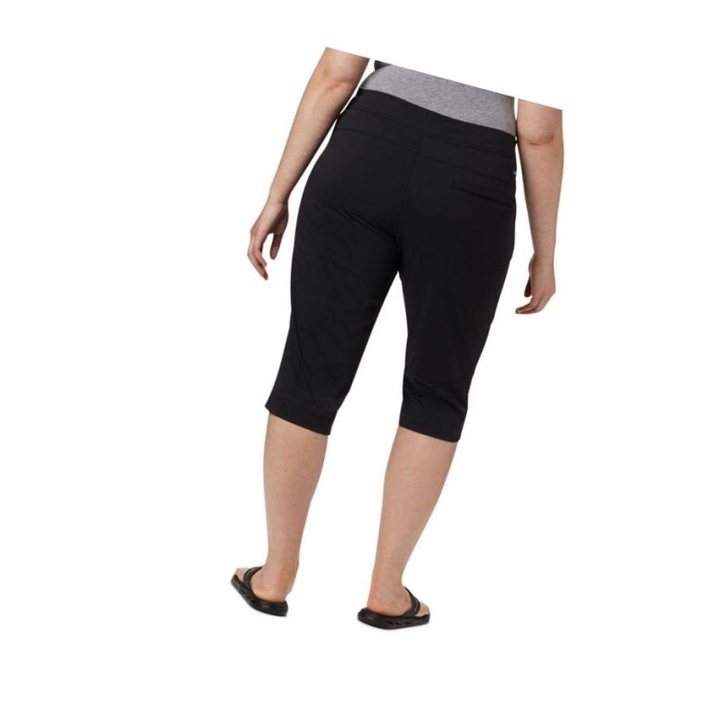 Dámské Kalhoty Columbia Anytime Outdoor Capri Plus Sizes Černé | LWZH-90742