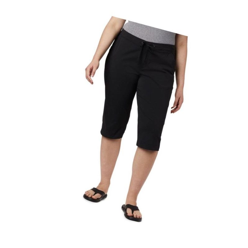 Dámské Kalhoty Columbia Anytime Outdoor Capri Plus Sizes Černé | LWZH-90742