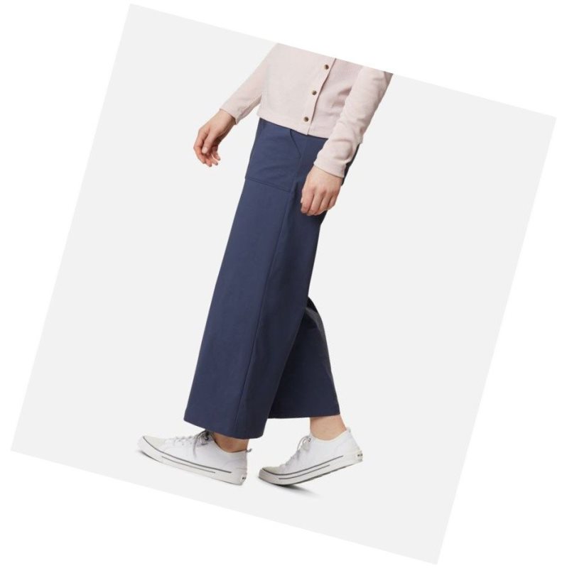 Dámské Kalhoty Columbia Firwood Wide Leg Tmavě Blankyt | WXAV-83129