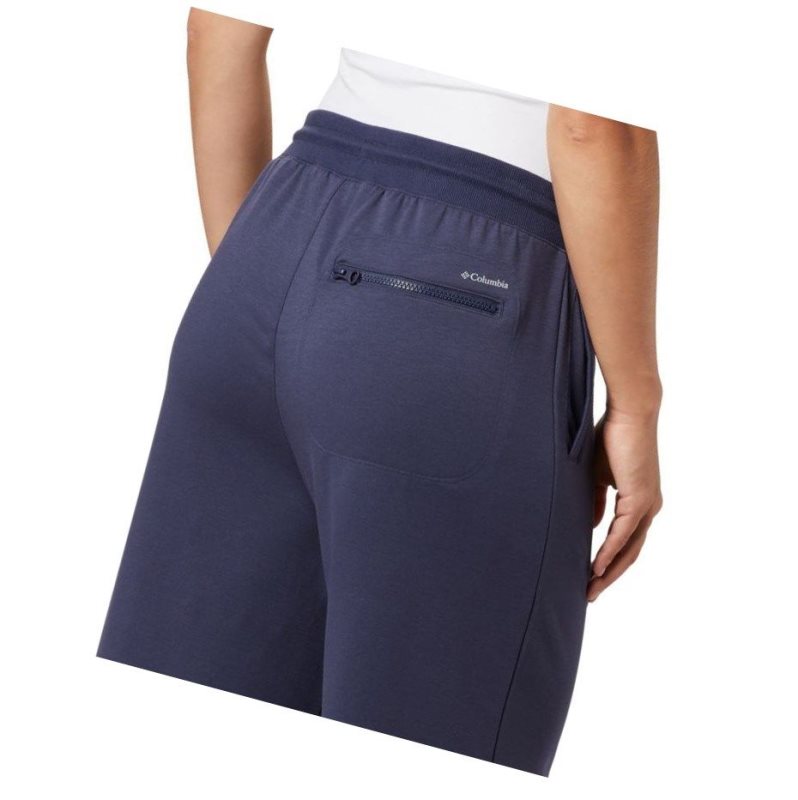 Dámské Kalhoty Columbia Park Wide Leg Capri Tmavě Blankyt | WHYG-38061