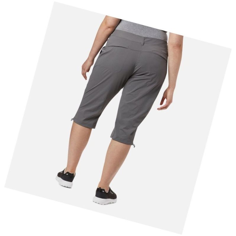 Dámské Kalhoty Columbia Saturday Trail II Knee Pant Plus Sizes Šedé | RTDW-01527