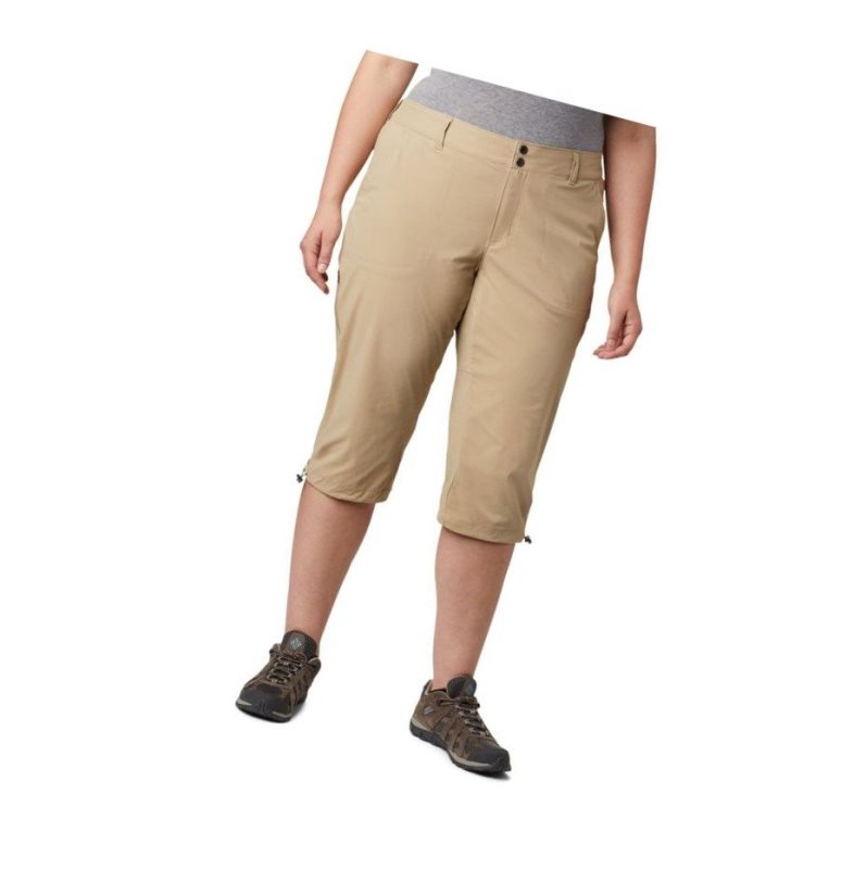 Dámské Kalhoty Columbia Saturday Trail II Knee Pant Plus Sizes Hnědé | MHXO-06198