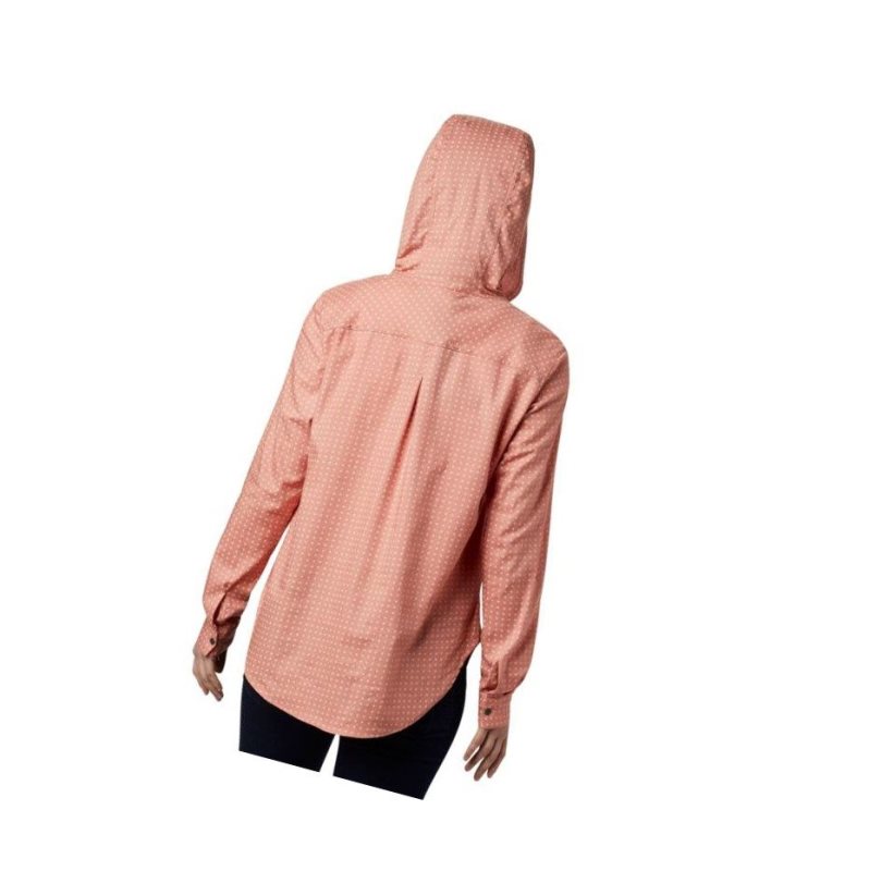 Dámské Košile Columbia Anytime Stretch Hooded Long Sleeve Oranžové | HPVU-04825