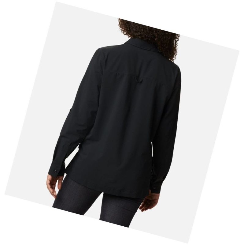 Dámské Košile Columbia Essential Elements Woven Long Sleeve Černé | VYIM-92387