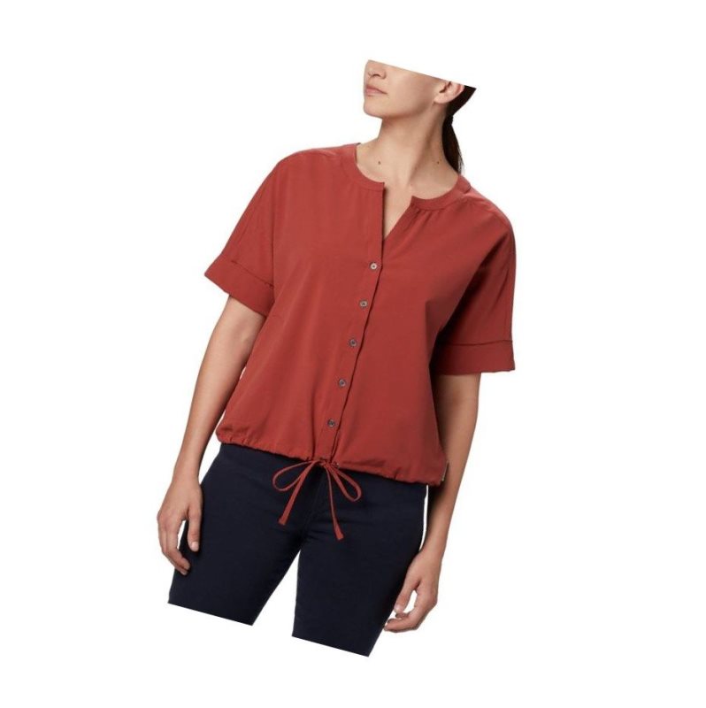 Dámské Košile Columbia Firwood Crossing Short Sleeve Červené | SMUJ-14089