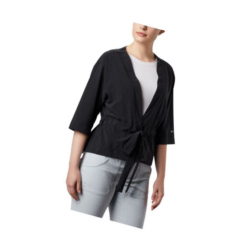 Dámské Košile Columbia PFG Armadale 3/4 Sleeve Wrap Černé | DXLY-48530