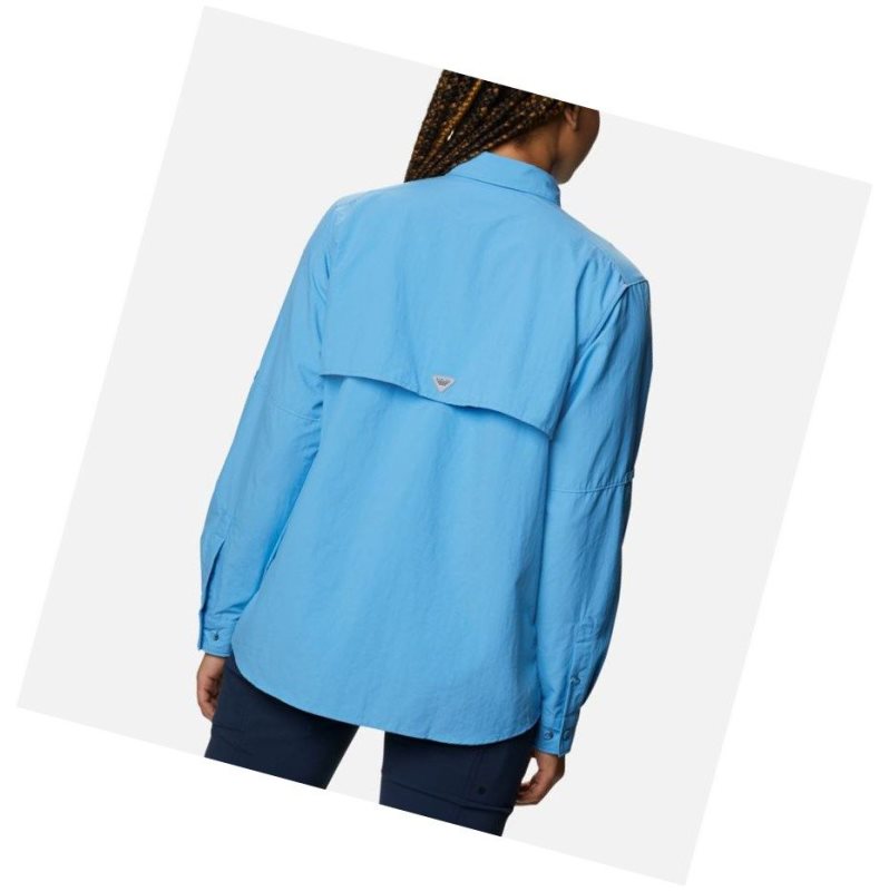 Dámské Košile Columbia PFG Bahama Long Sleeve Blankyt | UQIH-89163