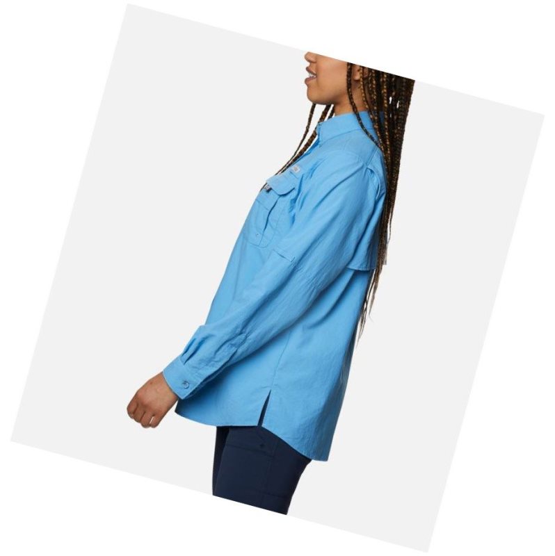 Dámské Košile Columbia PFG Bahama Long Sleeve Blankyt | UQIH-89163