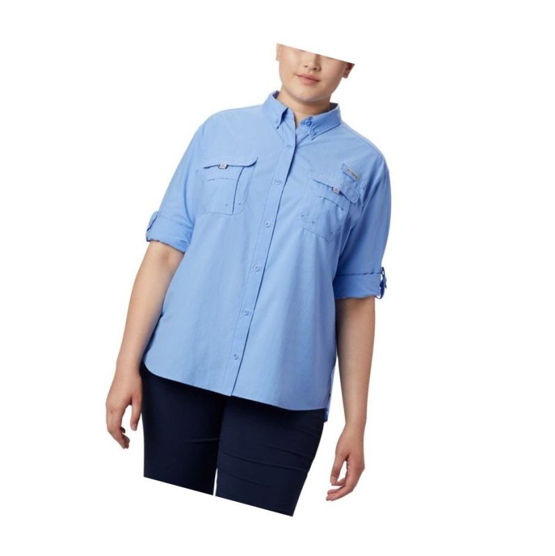 Dámské Košile Columbia PFG Bahama Long Sleeve Plus Size Bílé | DJTO-21076