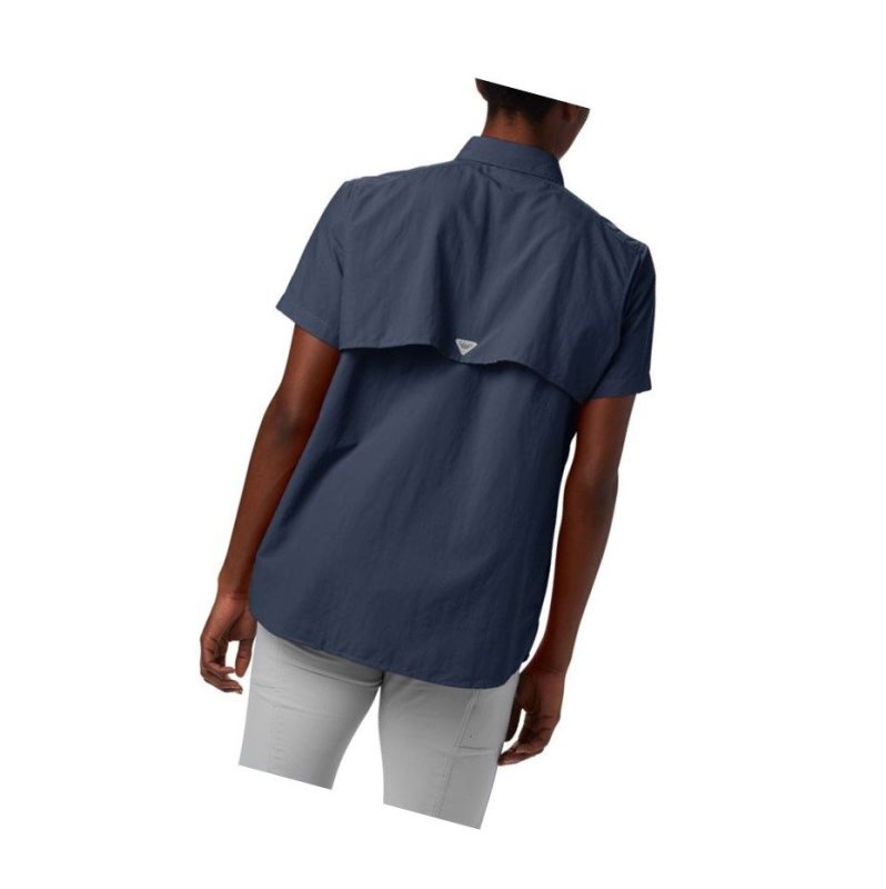 Dámské Košile Columbia PFG Bahama Short Sleeve Tmavě Blankyt | YJCA-97084