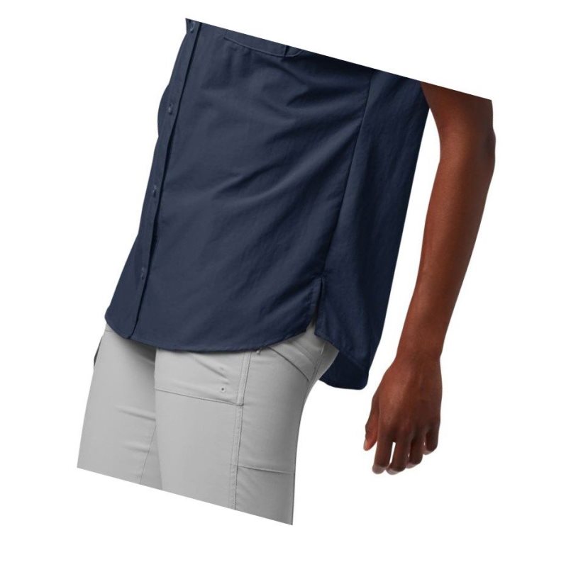 Dámské Košile Columbia PFG Bahama Short Sleeve Tmavě Blankyt | YJCA-97084