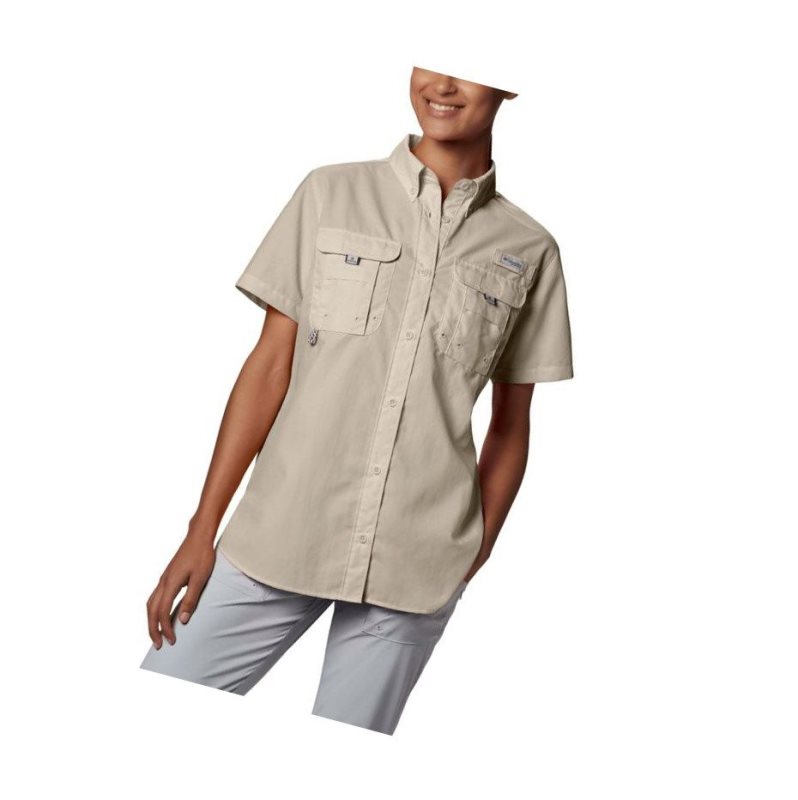 Dámské Košile Columbia PFG Bahama Short Sleeve Hnědožlutý | IEZK-65028