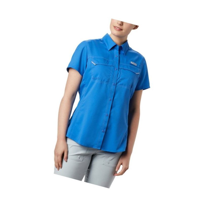 Dámské Košile Columbia PFG Lo Drag Short Sleeve Blankyt | LTSV-26143