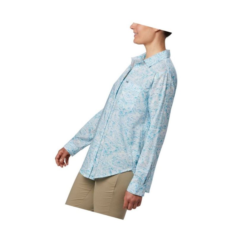 Dámské Košile Columbia PFG Sun Drifter II Long Sleeve Blankyt | LHKR-56279