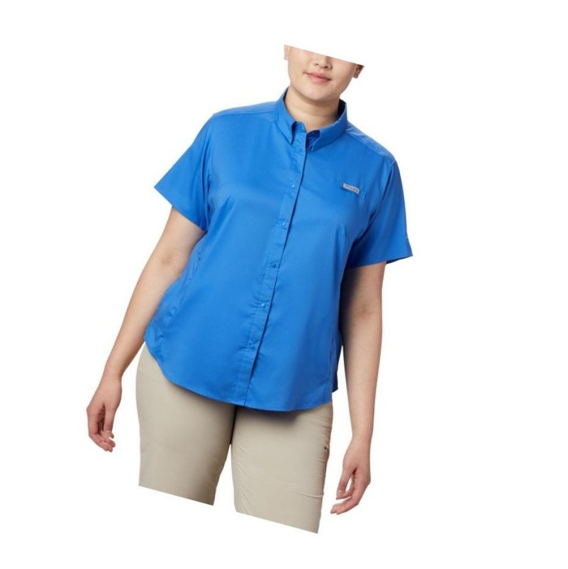 Dámské Košile Columbia PFG Tamiami II Short Sleeve Plus Size Blankyt | SNUE-37925