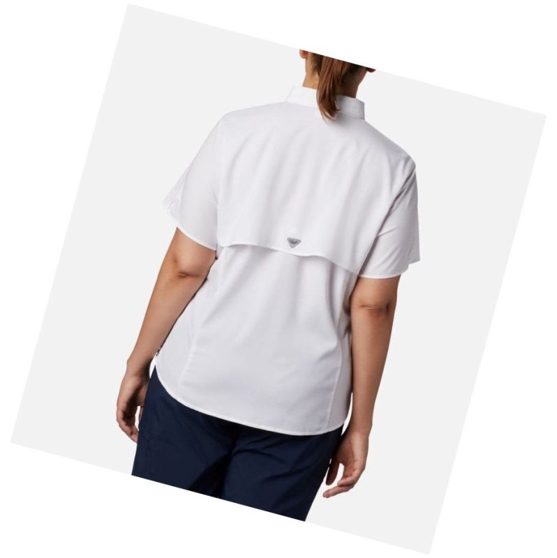 Dámské Košile Columbia PFG Tamiami II Short Sleeve Plus Size Bílé | DSPF-48157