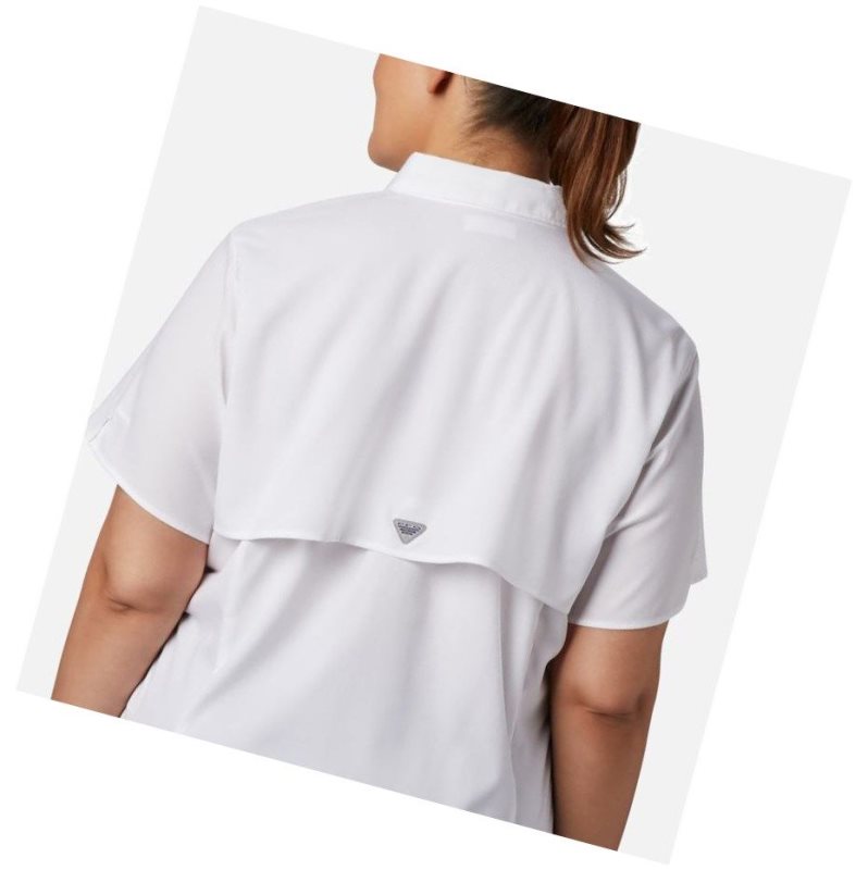 Dámské Košile Columbia PFG Tamiami II Short Sleeve Plus Size Bílé | DSPF-48157