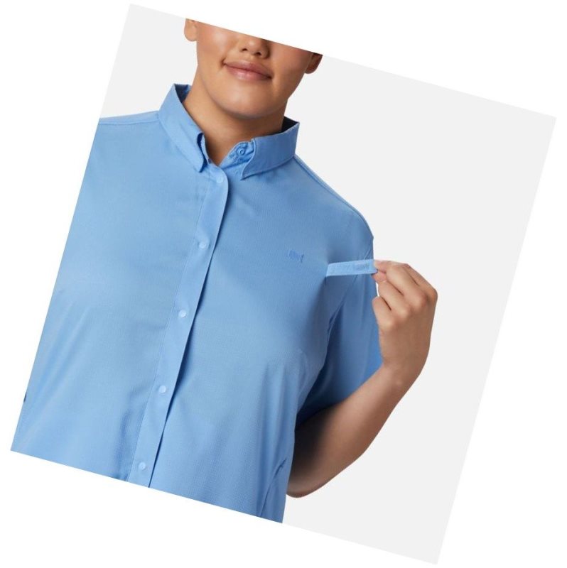 Dámské Košile Columbia PFG Tamiami II Short Sleeve Plus Size Bílé | CVPF-72106