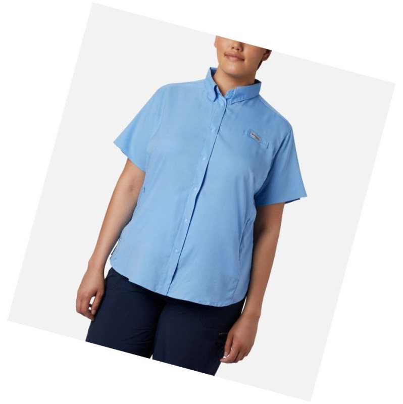 Dámské Košile Columbia PFG Tamiami II Short Sleeve Plus Size Bílé | CVPF-72106