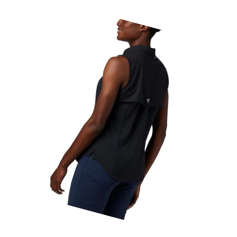 Dámské Košile Columbia PFG Tamiami Sleeveless Černé | TIKM-36219