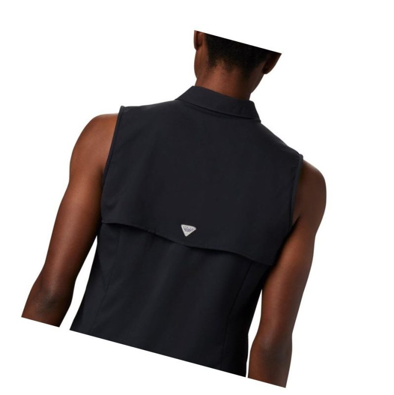 Dámské Košile Columbia PFG Tamiami Sleeveless Černé | TIKM-36219