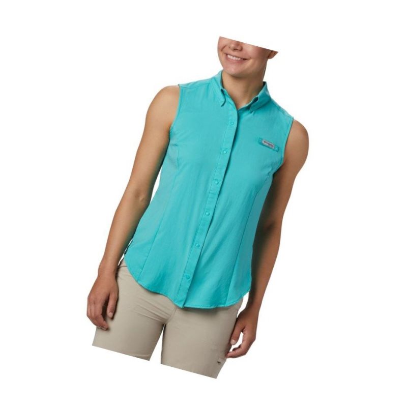 Dámské Košile Columbia PFG Tamiami Sleeveless Blankyt | RVQG-89576