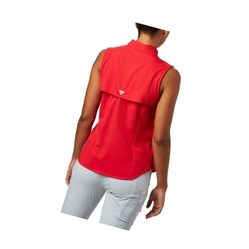 Dámské Košile Columbia PFG Tamiami Sleeveless Červené | RQNC-01958