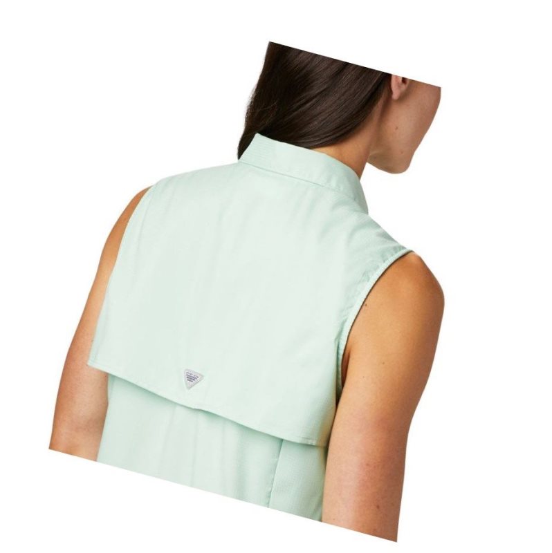 Dámské Košile Columbia PFG Tamiami Sleeveless Mátově Zelená | ZDQW-96512