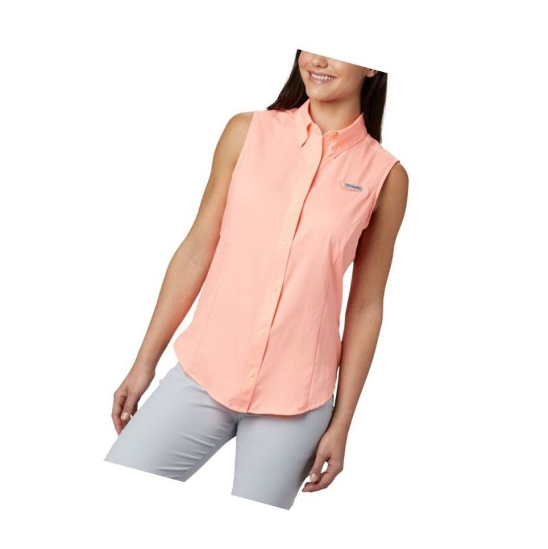 Dámské Košile Columbia PFG Tamiami Sleeveless Růžové | WMUB-24019