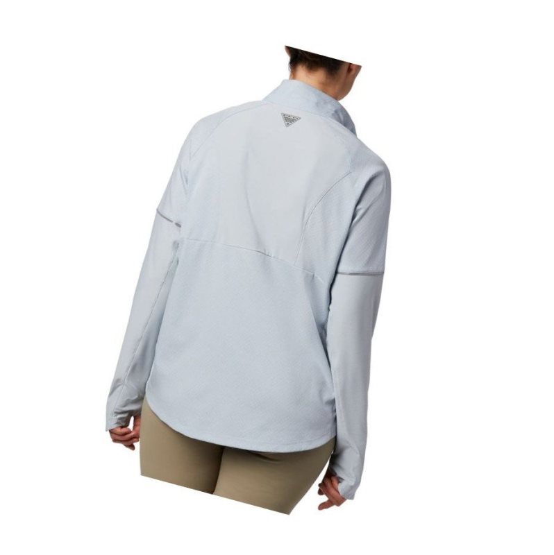 Dámské Košile Columbia PFG Ultimate Catch ZERO Long Sleeve Hybrid Šedé | FEPK-58340