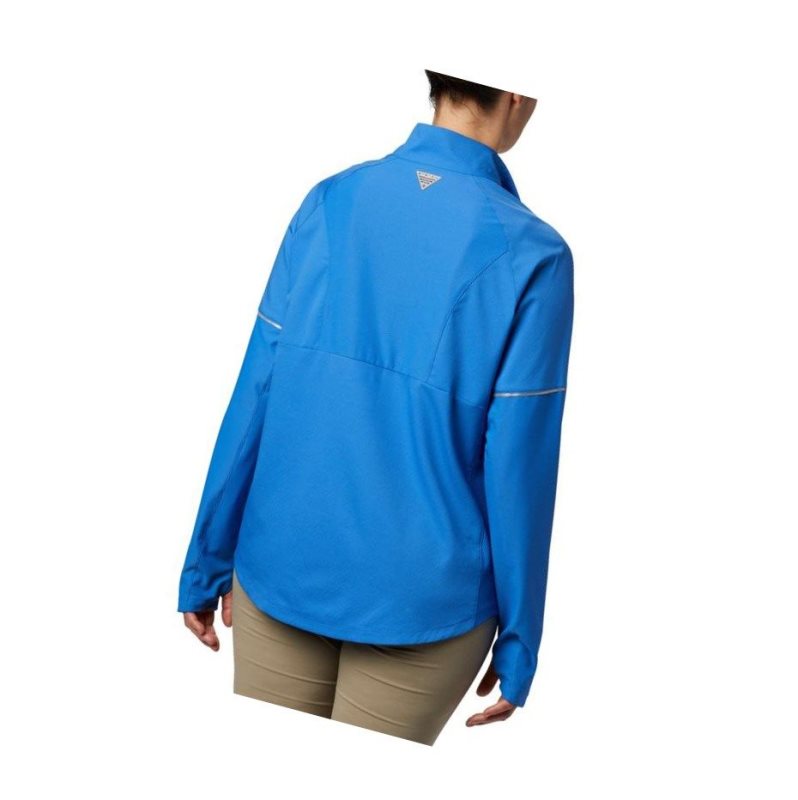 Dámské Košile Columbia PFG Ultimate Catch ZERO Long Sleeve Hybrid Blankyt | DYME-38425